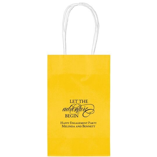 Let the Adventure Begin Medium Twisted Handled Bags