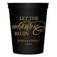 Let the Adventure Begin Stadium Cups Image 1 of 2