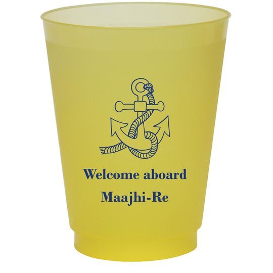 Boat Anchor Colored Shatterproof Cups