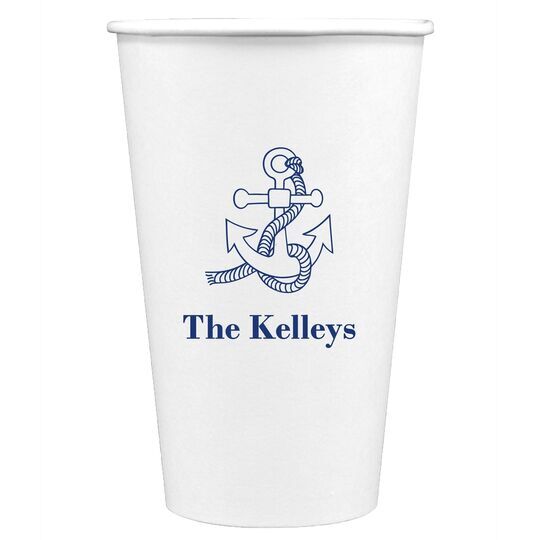 Boat Anchor Paper Coffee Cups