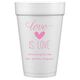 Love is Love Styrofoam Cups Image 1 of 3
