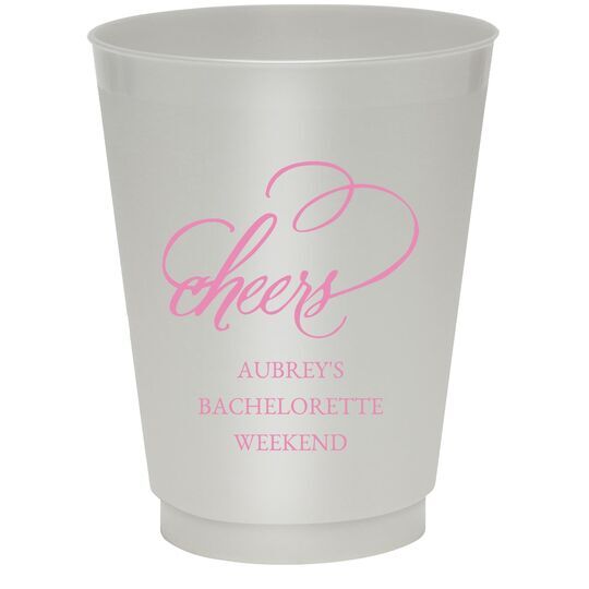 Refined Cheers Colored Shatterproof Cups