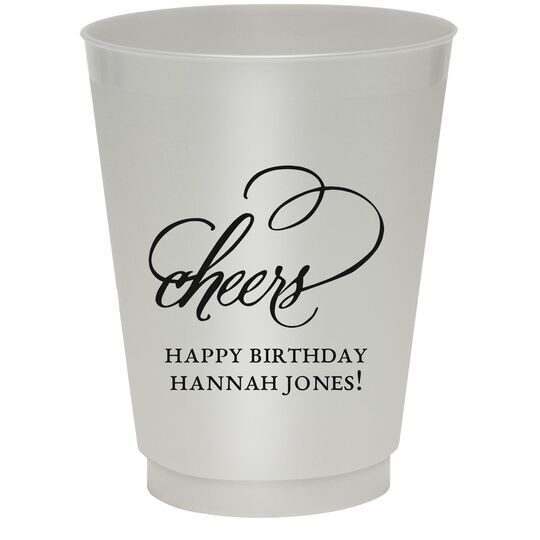 Refined Cheers Colored Shatterproof Cups