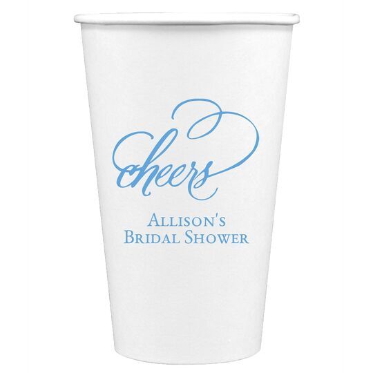Refined Cheers Paper Coffee Cups