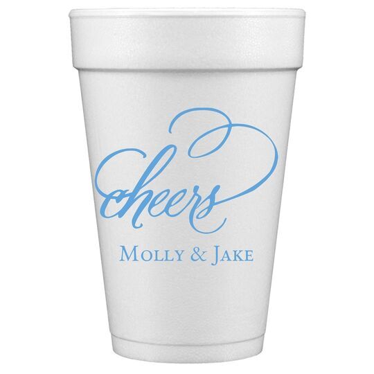 Refined Cheers Styrofoam Cups