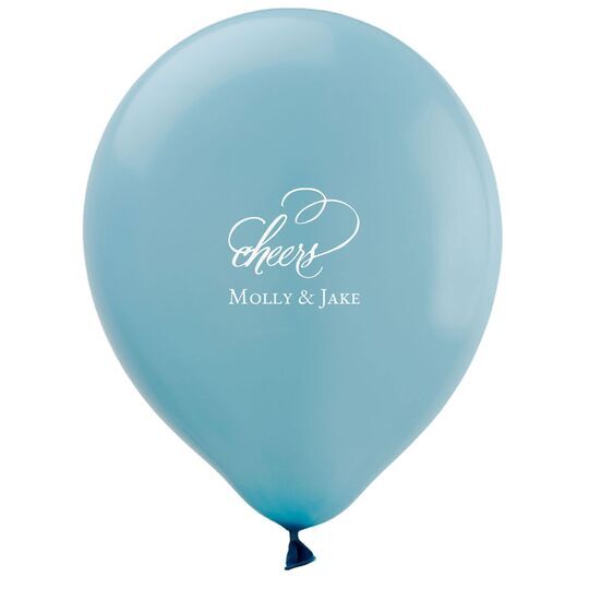 Refined Cheers Latex Balloons