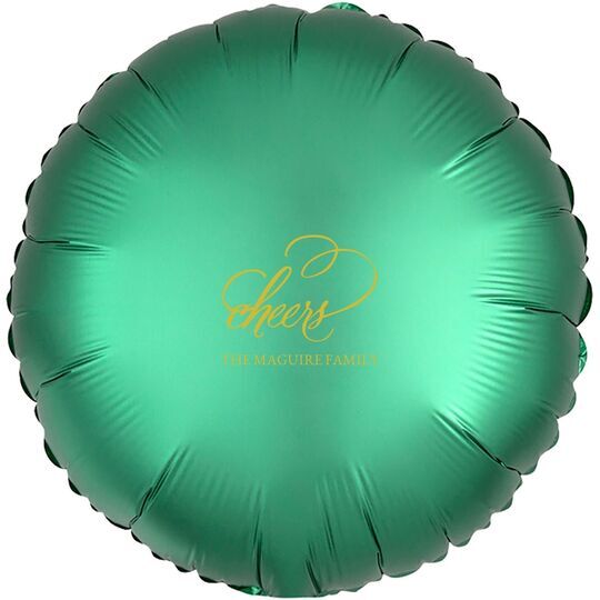 Refined Cheers Mylar Balloons