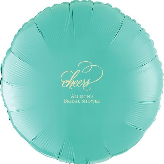 Refined Cheers Mylar Balloons