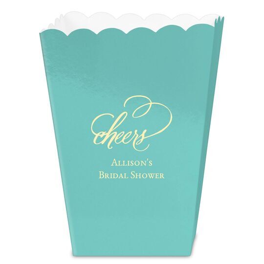 Refined Cheers Mini Popcorn Boxes