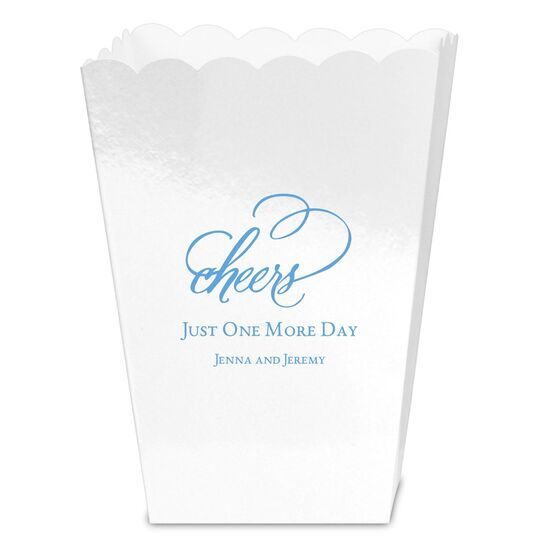 Refined Cheers Mini Popcorn Boxes