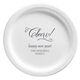 Elegant Cheers Paper Plates Image 2 of 8
