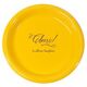 Elegant Cheers Plastic Plates Image 6 of 8