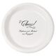 Elegant Cheers Plastic Plates Image 7 of 8