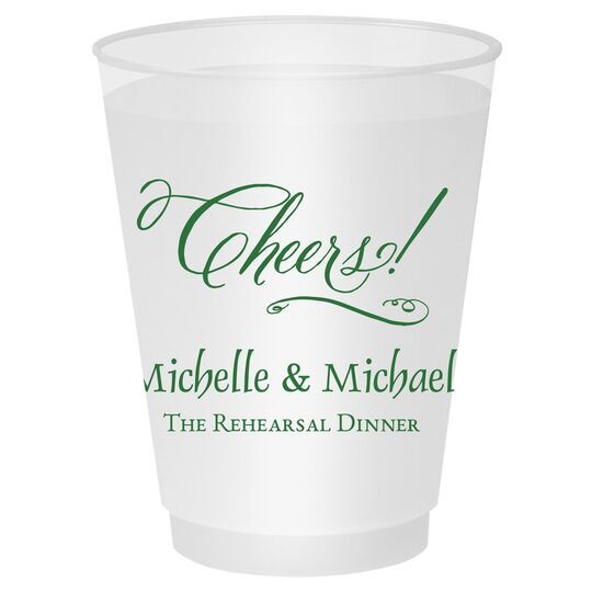 Elegant Cheers Shatterproof Cups