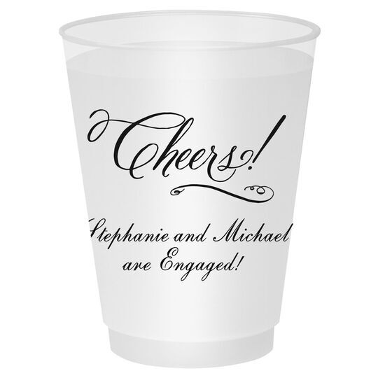 Elegant Cheers Shatterproof Cups