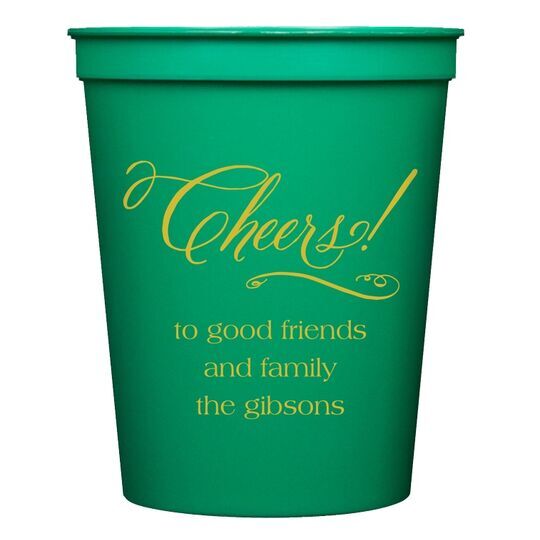 Elegant Cheers Stadium Cups