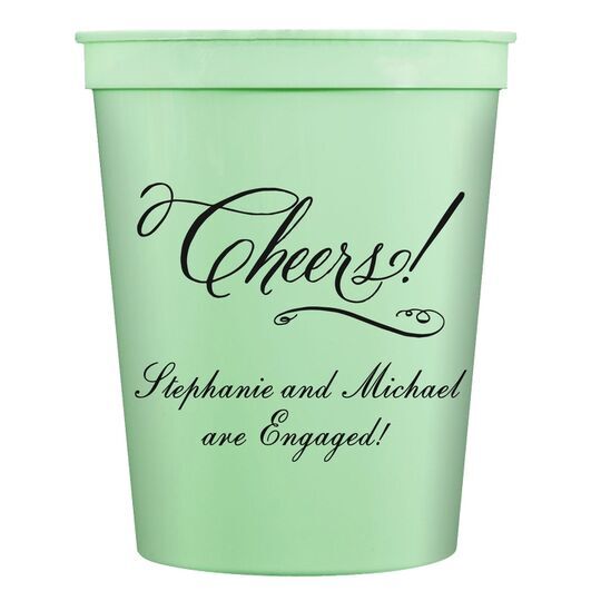 Elegant Cheers Stadium Cups