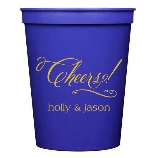 Elegant Cheers Stadium Cups