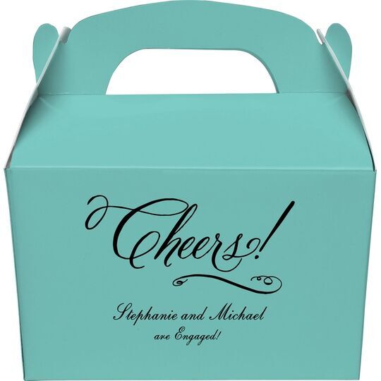 Elegant Cheers Gable Favor Boxes