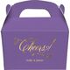 Elegant Cheers Gable Favor Boxes Image 1 of 8