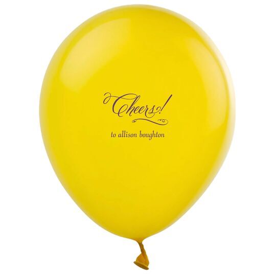 Elegant Cheers Latex Balloons