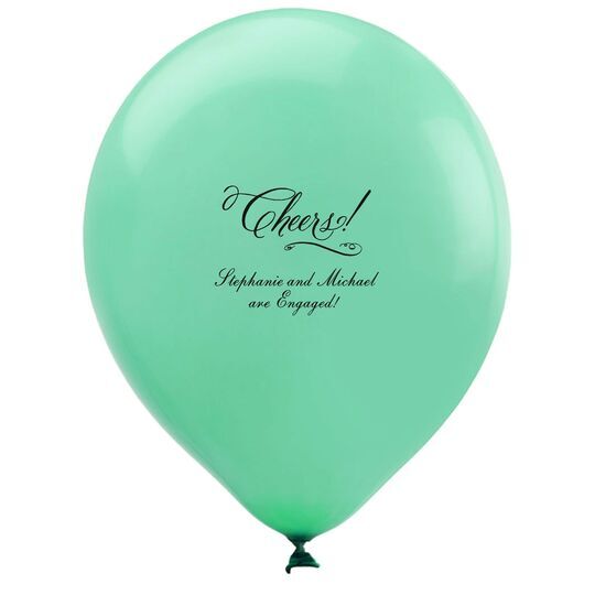 Elegant Cheers Latex Balloons