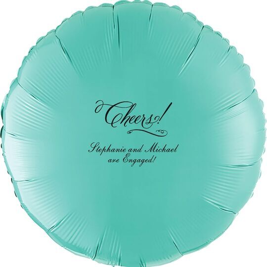 Elegant Cheers Mylar Balloons