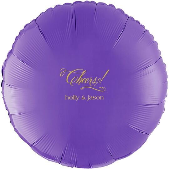 Elegant Cheers Mylar Balloons