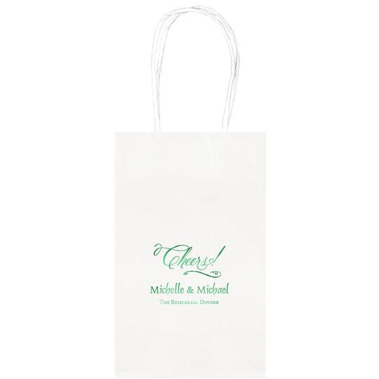 Elegant Cheers Medium Twisted Handled Bags