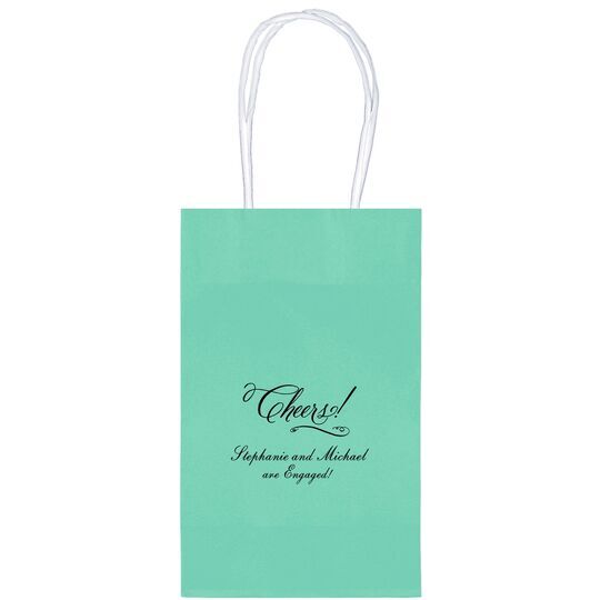 Elegant Cheers Medium Twisted Handled Bags