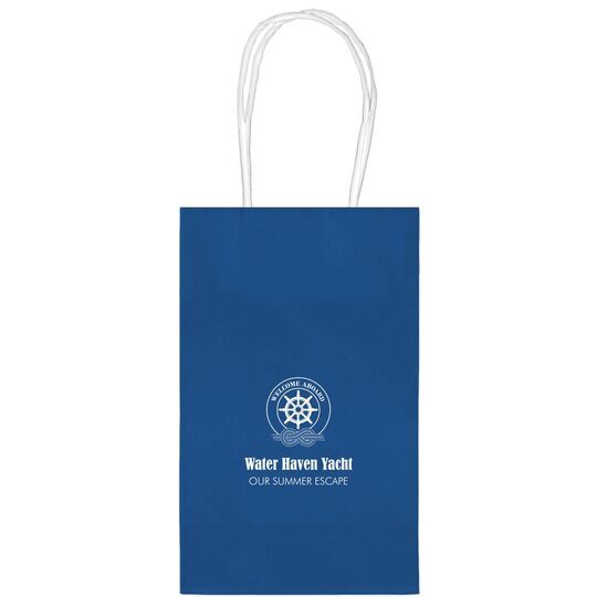 Welcome Aboard Wheel Medium Twisted Handled Bags