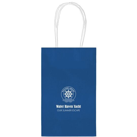 Welcome Aboard Wheel Medium Twisted Handled Bags