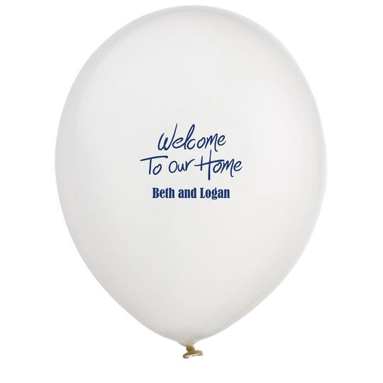 Fun Welcome to our Home Latex Balloons