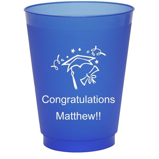 Finally Graduation Day Colored Shatterproof Cups