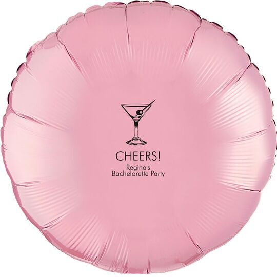 Martini Party Mylar Balloons