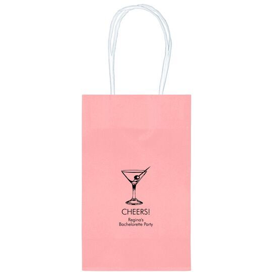 Martini Party Medium Twisted Handled Bags