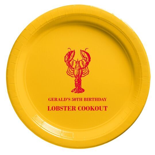 Lobster Paper Plates