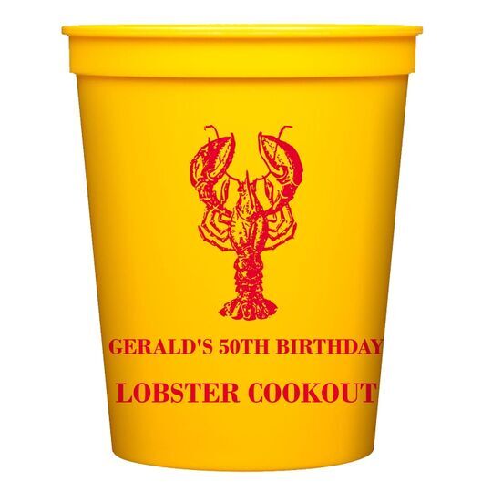 Lobster Stadium Cups