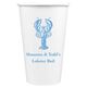 Lobster Paper Coffee Cups Image 2 of 3