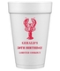 Lobster Styrofoam Cups Image 3 of 3