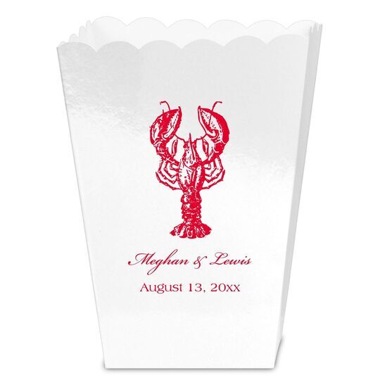 Lobster Mini Popcorn Boxes