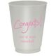 Fun Congrats Colored Shatterproof Cups Image 2 of 3