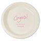 Fun Congrats Plastic Plates Image 2 of 3