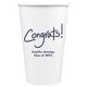 Fun Congrats Paper Coffee Cups Image 1 of 3