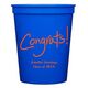 Fun Congrats Stadium Cups Image 1 of 3