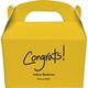 Fun Congrats Gable Favor Boxes Image 2 of 3