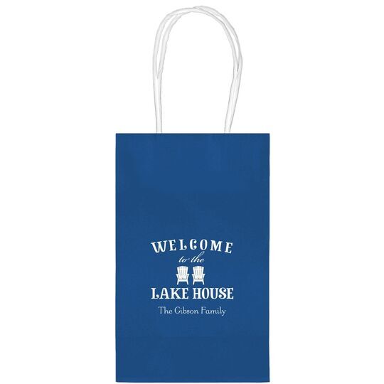 Welcome to the Lake House Medium Twisted Handled Bags