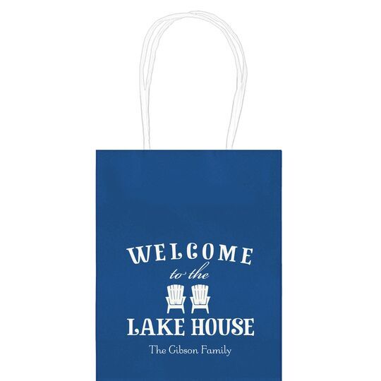 Welcome to the Lake House Mini Twisted Handled Bags