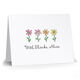Row of Daisies Folded Note Cards Image 4 of 4