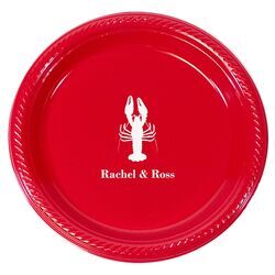 Maine Lobster Plastic Plates